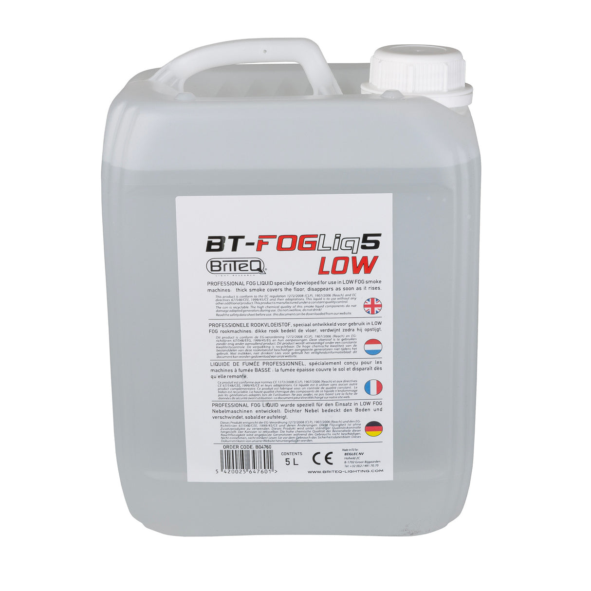 Briteq BT-LOWFOG Vloeistof 5L