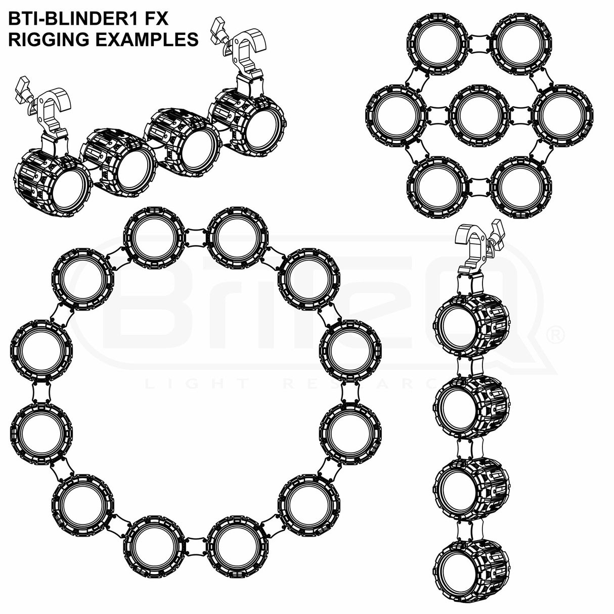 Briteq BTI-BLINDER1 FX IP65