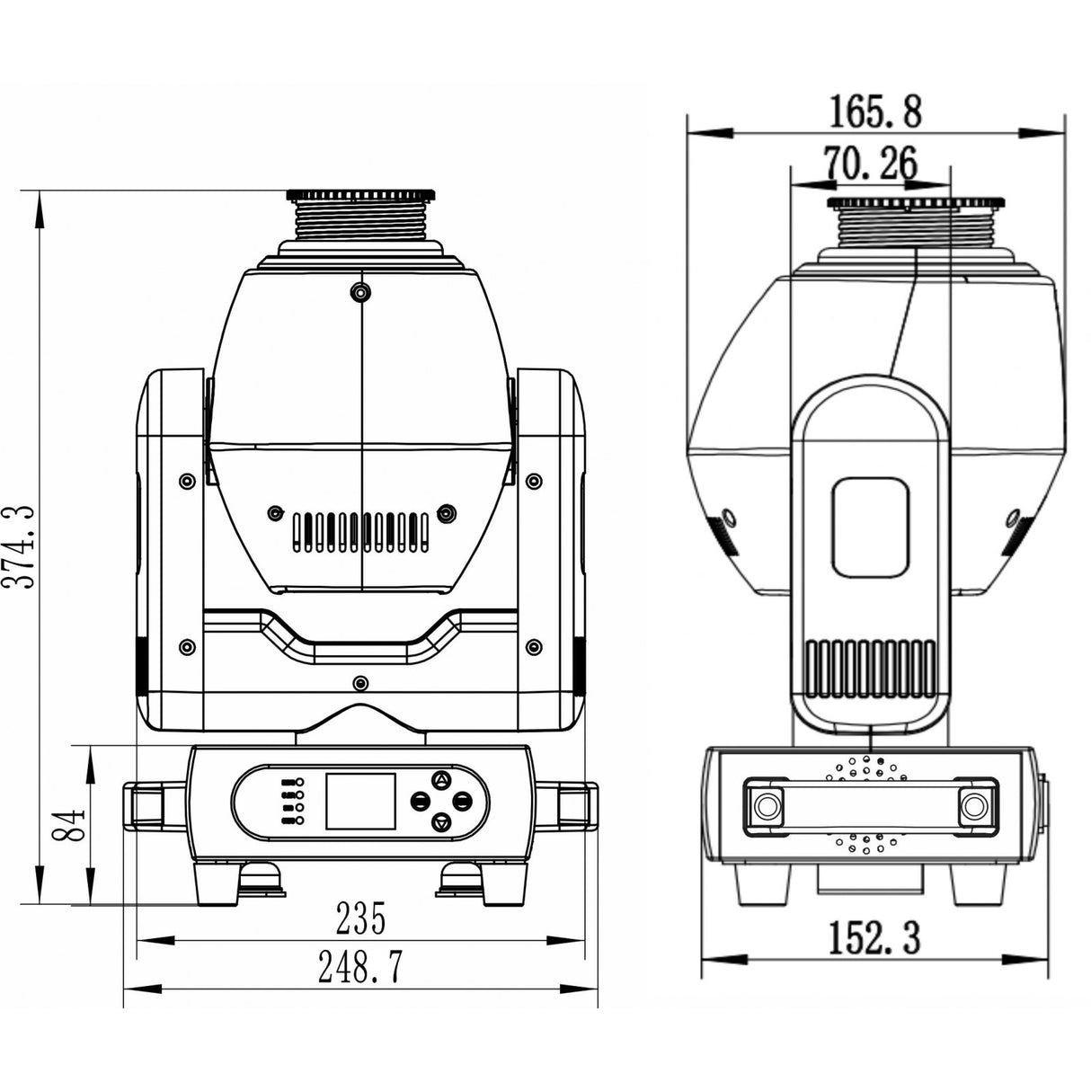 JB Systems Explorer Spot Moving Head