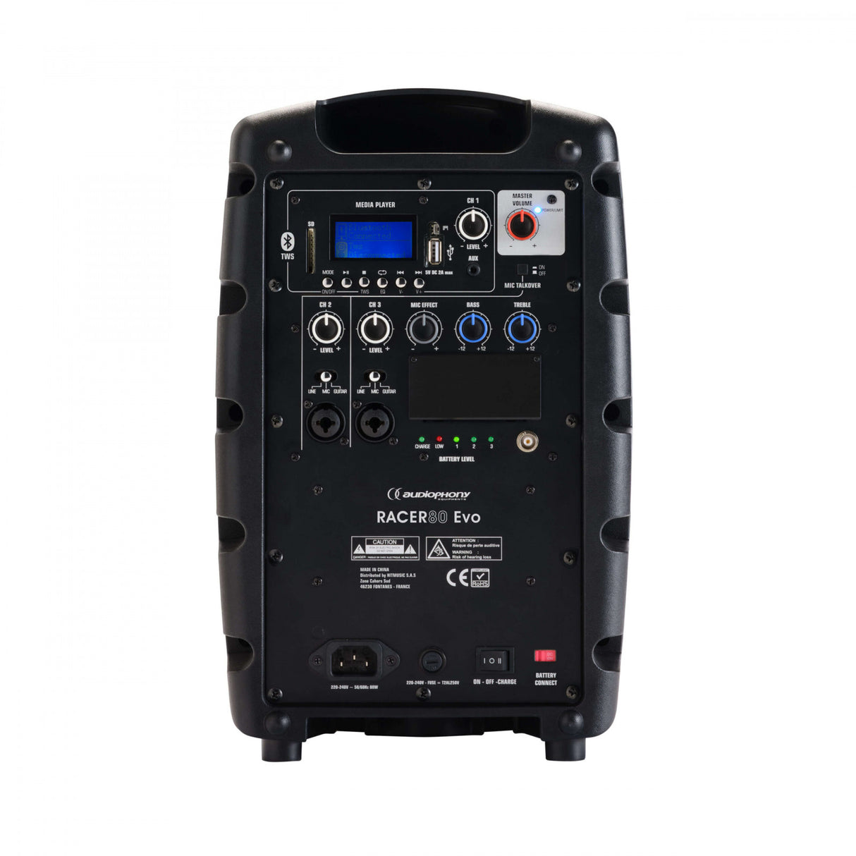 Audiophony Racer80 Evo Draagbare Luidspreker