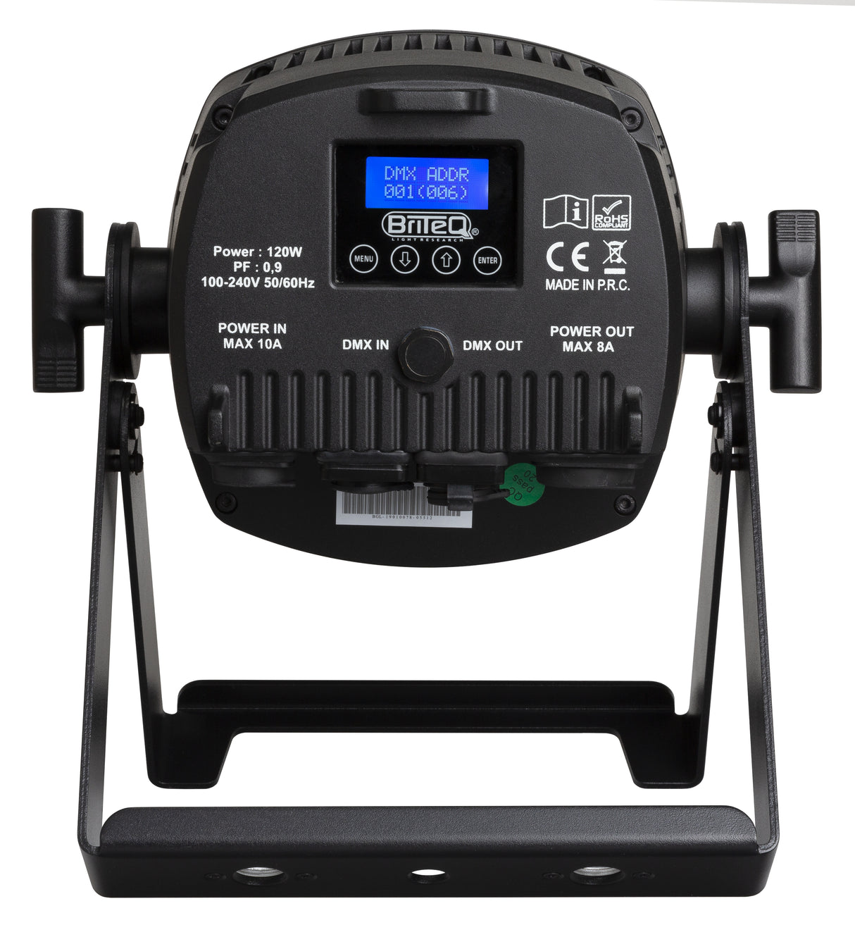 Briteq BT-COLORAY 18FCR (DMX 3 Pin) Led Par