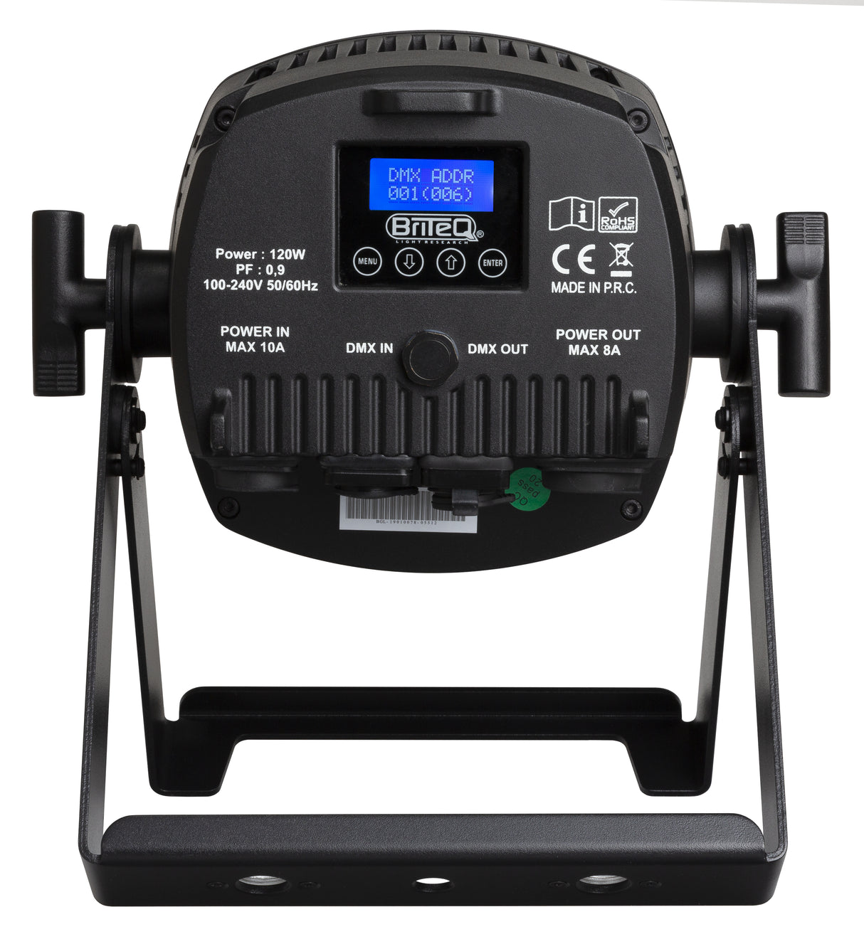 Briteq BT-COLORAY 18FCR (DMX 5 pin) Led Par