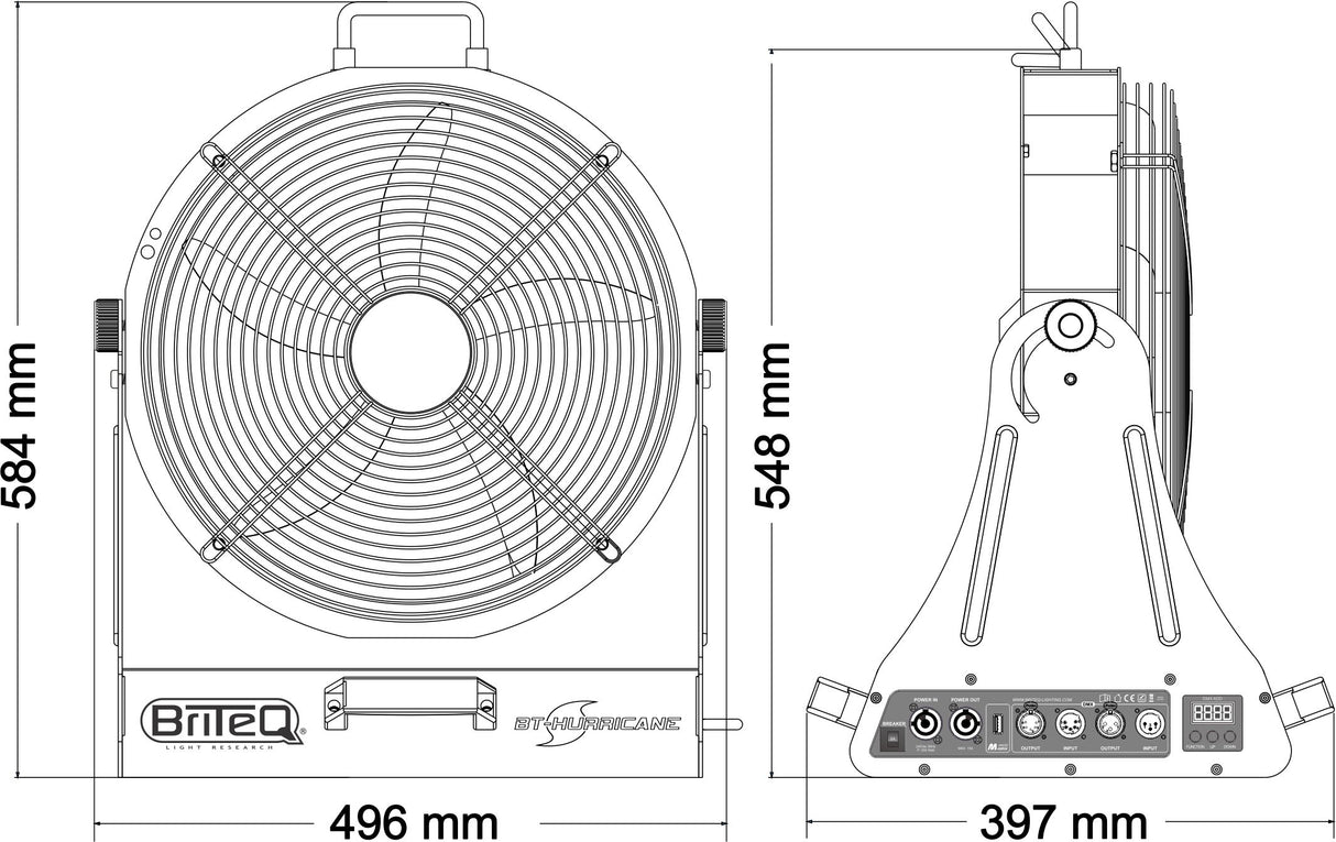 Briteq BT-Hurricane Ventilator