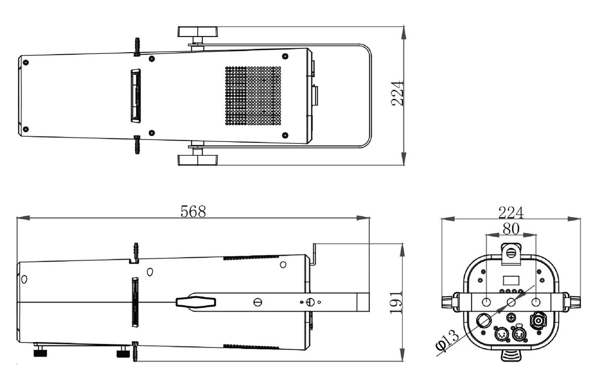 Briteq BT-PROFILE WW Led Projector