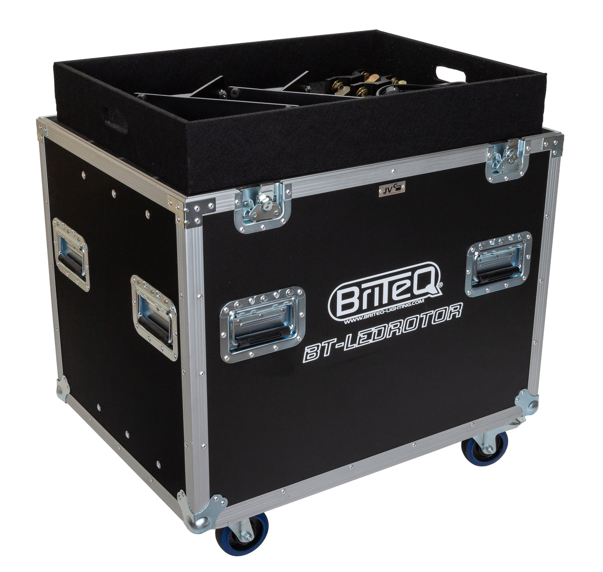 JV Case Voor 4xBT-LEDROTOR Flightcase