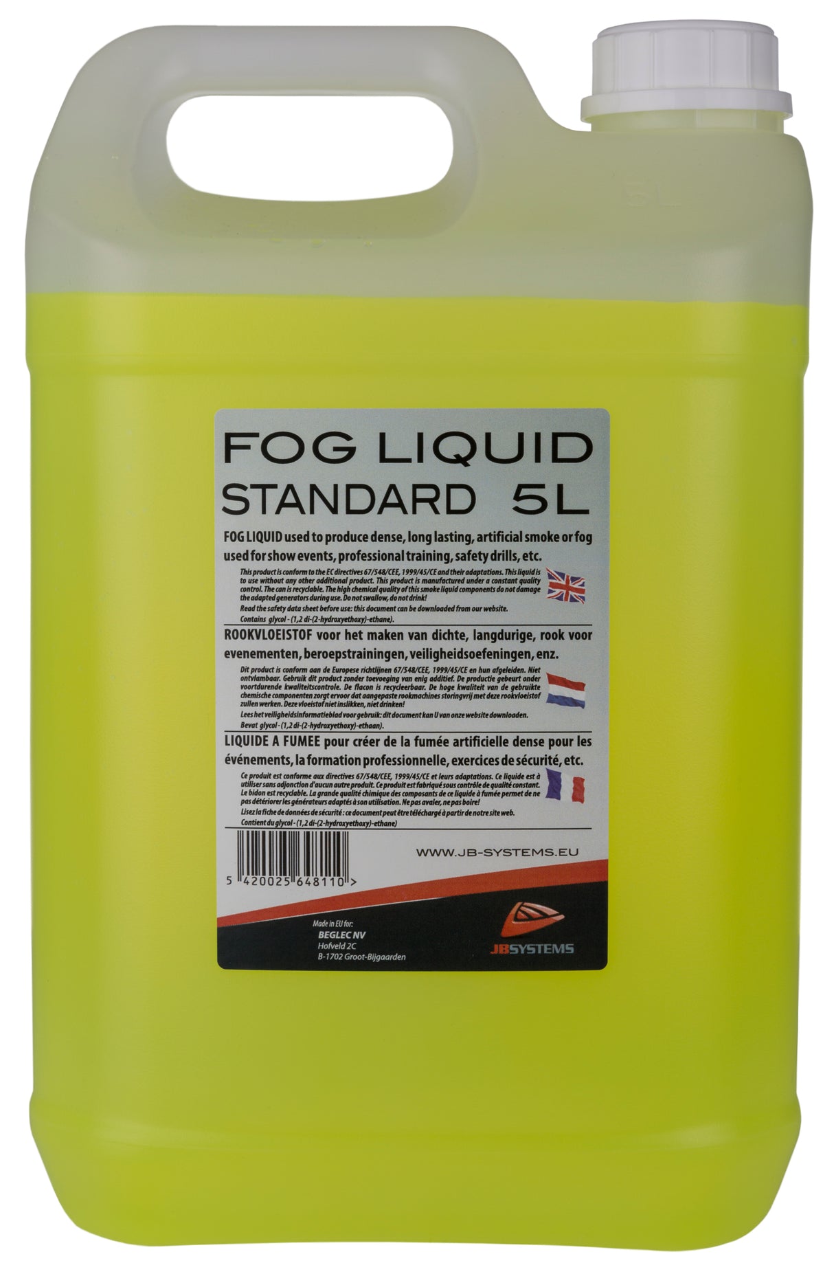 JB Systems Fog Liquid STD 5L