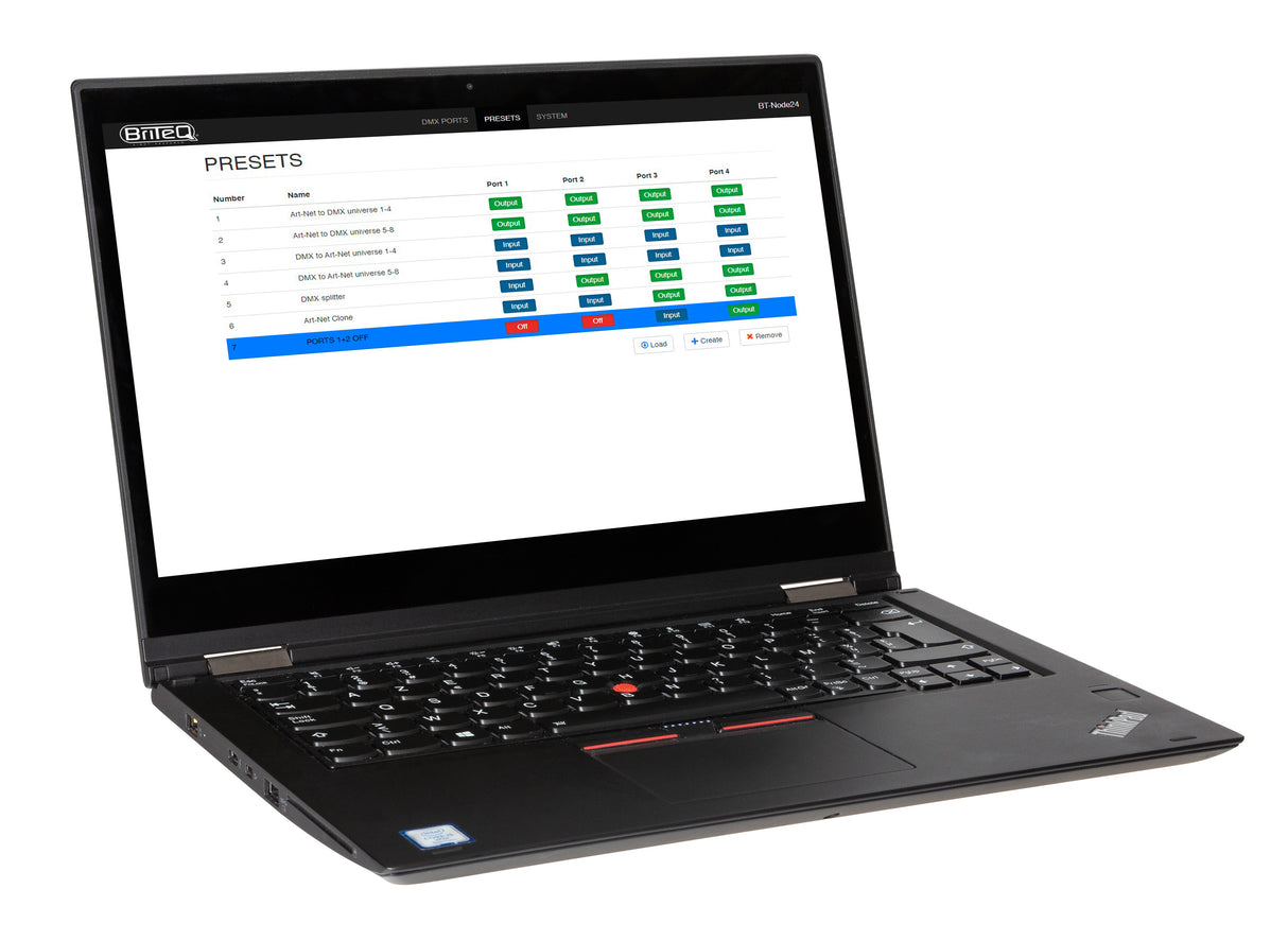 Briteq BT-NODE24 Mk2 (3pin XLR) Art-net en sACN Node