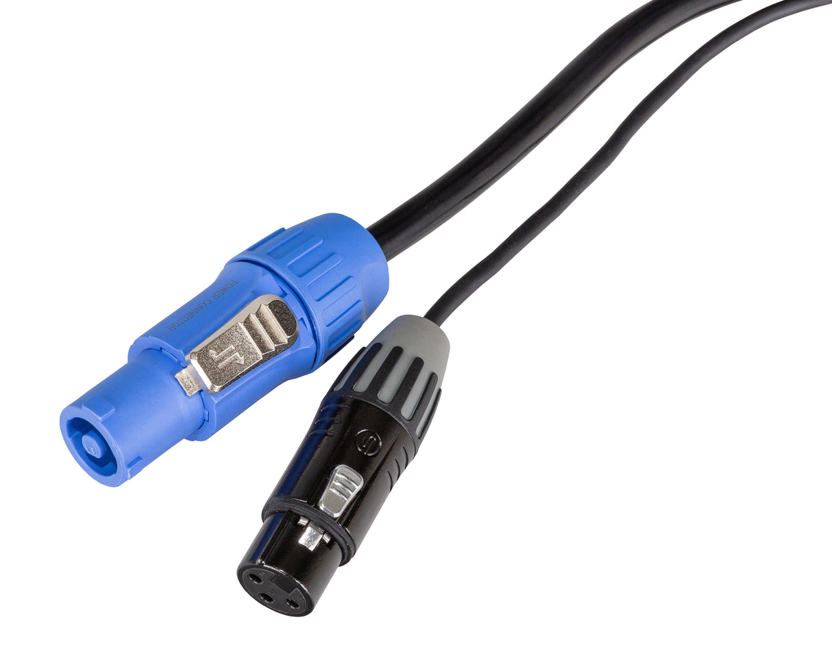 Hilec PC-COMBI-XLR3-5M Combikabel