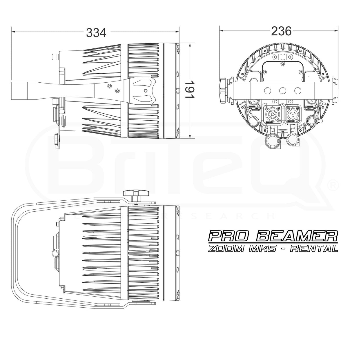 Briteq Pro Beamer Zoom Mk5 Led Projector