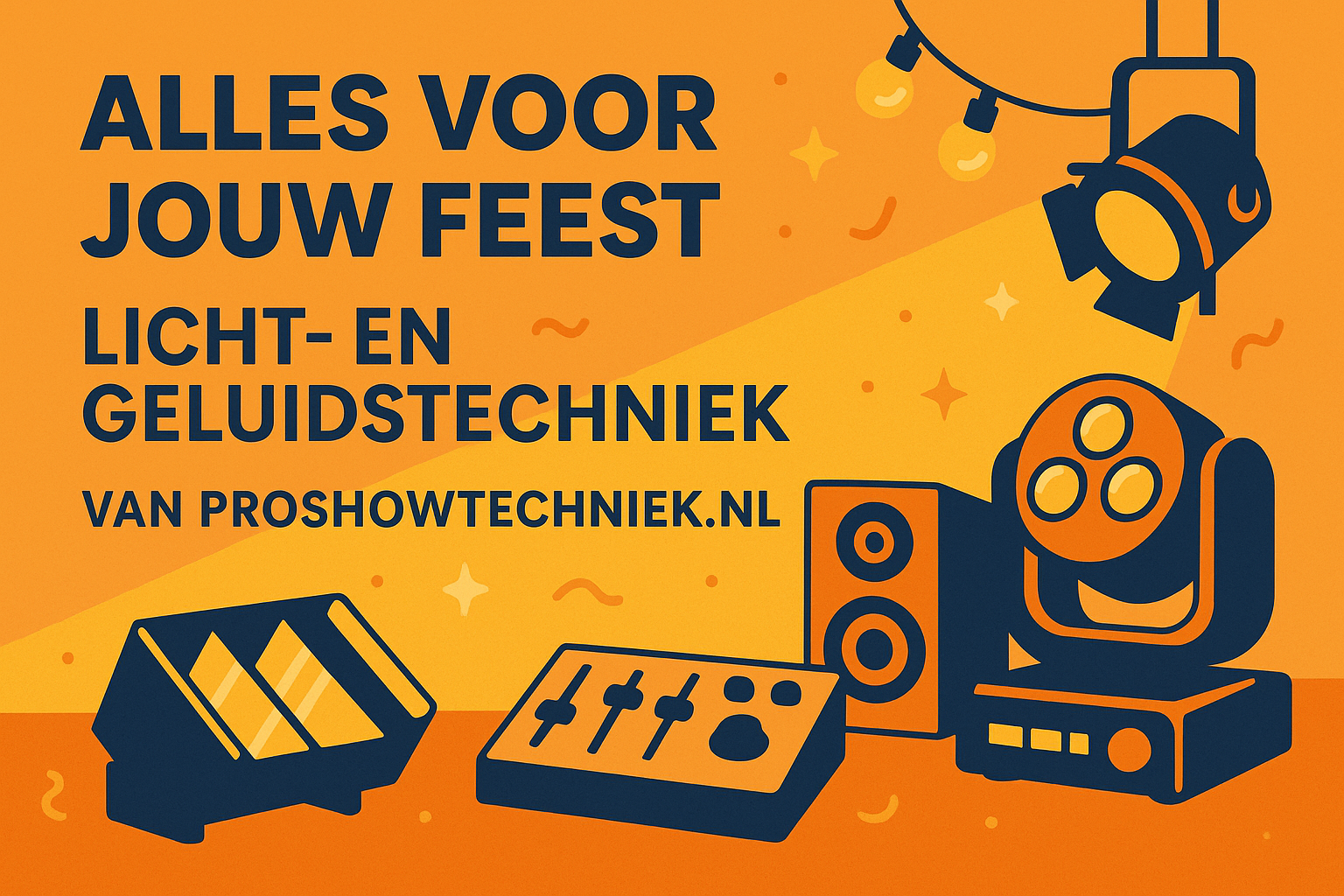 Alles Voor Jouw Feest: Licht- en Geluidstechniek van ProShowTechniek.NL