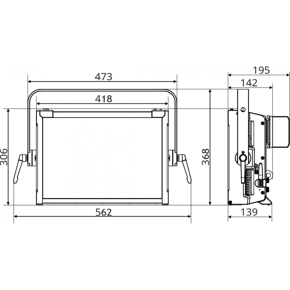 Briteq BT-TVPANEL TW Studioverlichting