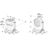 Briteq BTX-CIRRUS II 19x30W RGBW Moving head