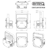 Briteq COB SLIM100-RGB Projector