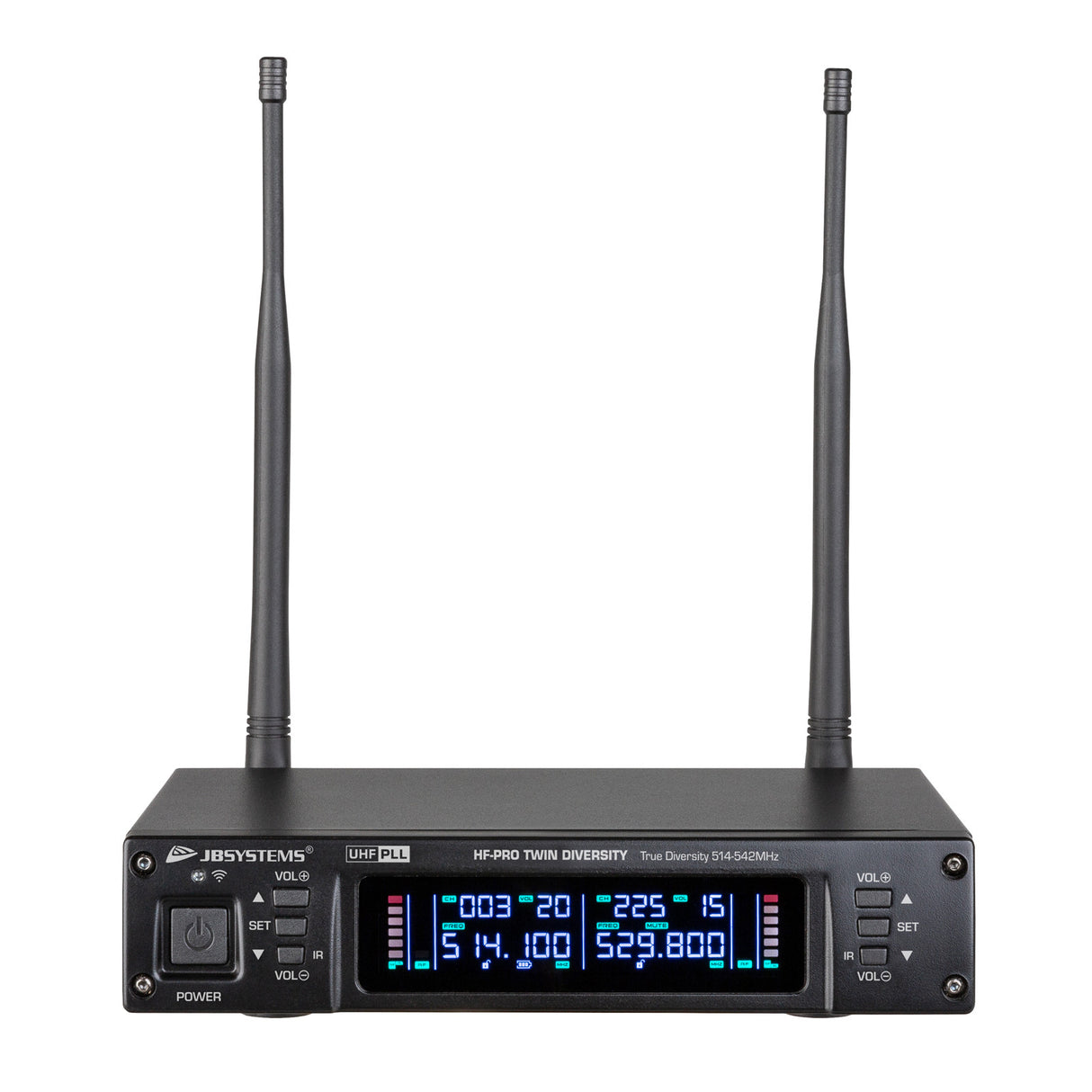 JB Systems HF-Pro Twin Diversity Ontvanger