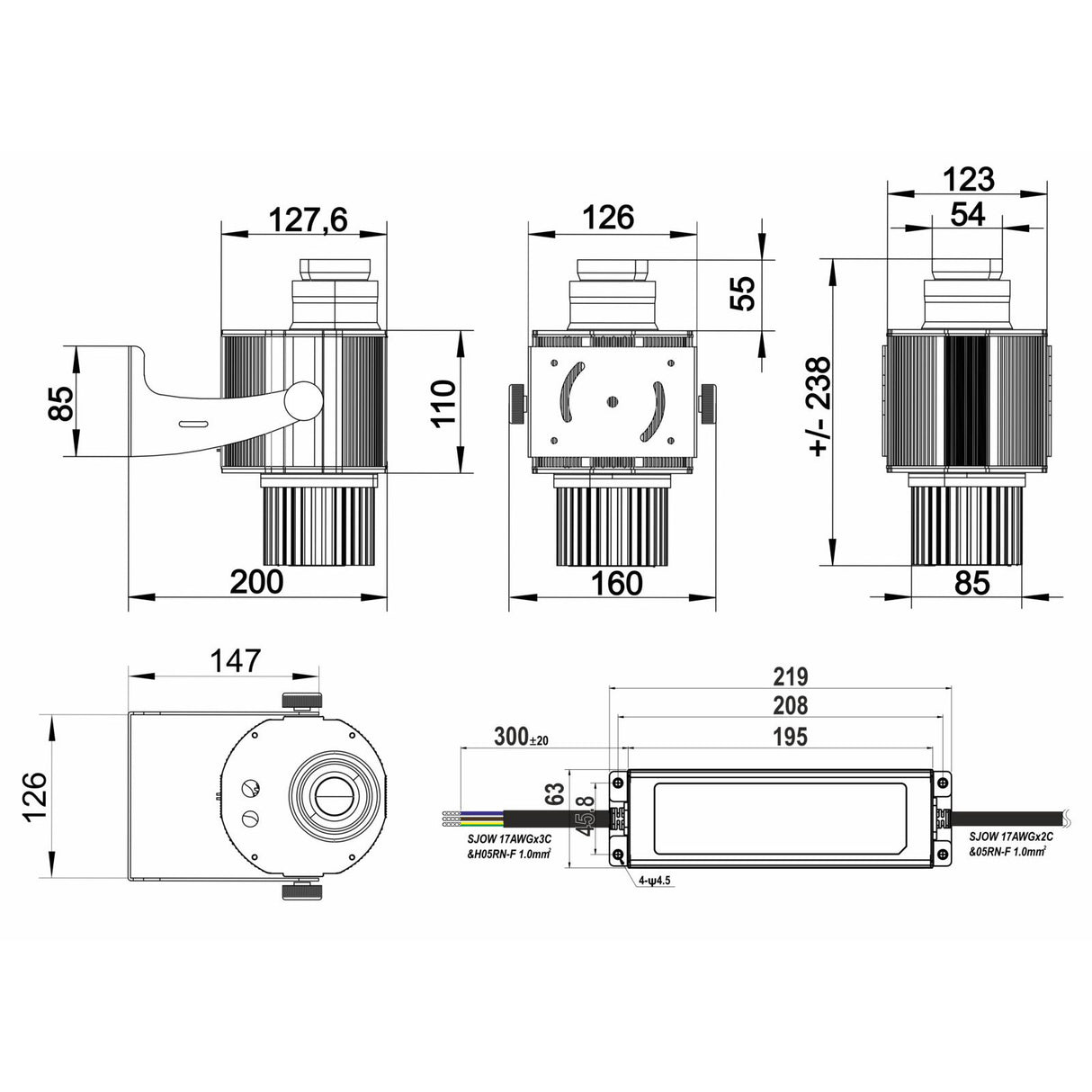 JB Systems Rotogobo Outdoor