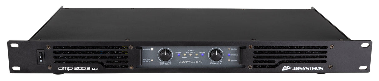 JB Systems AMP200.2 Mk2 Versterker