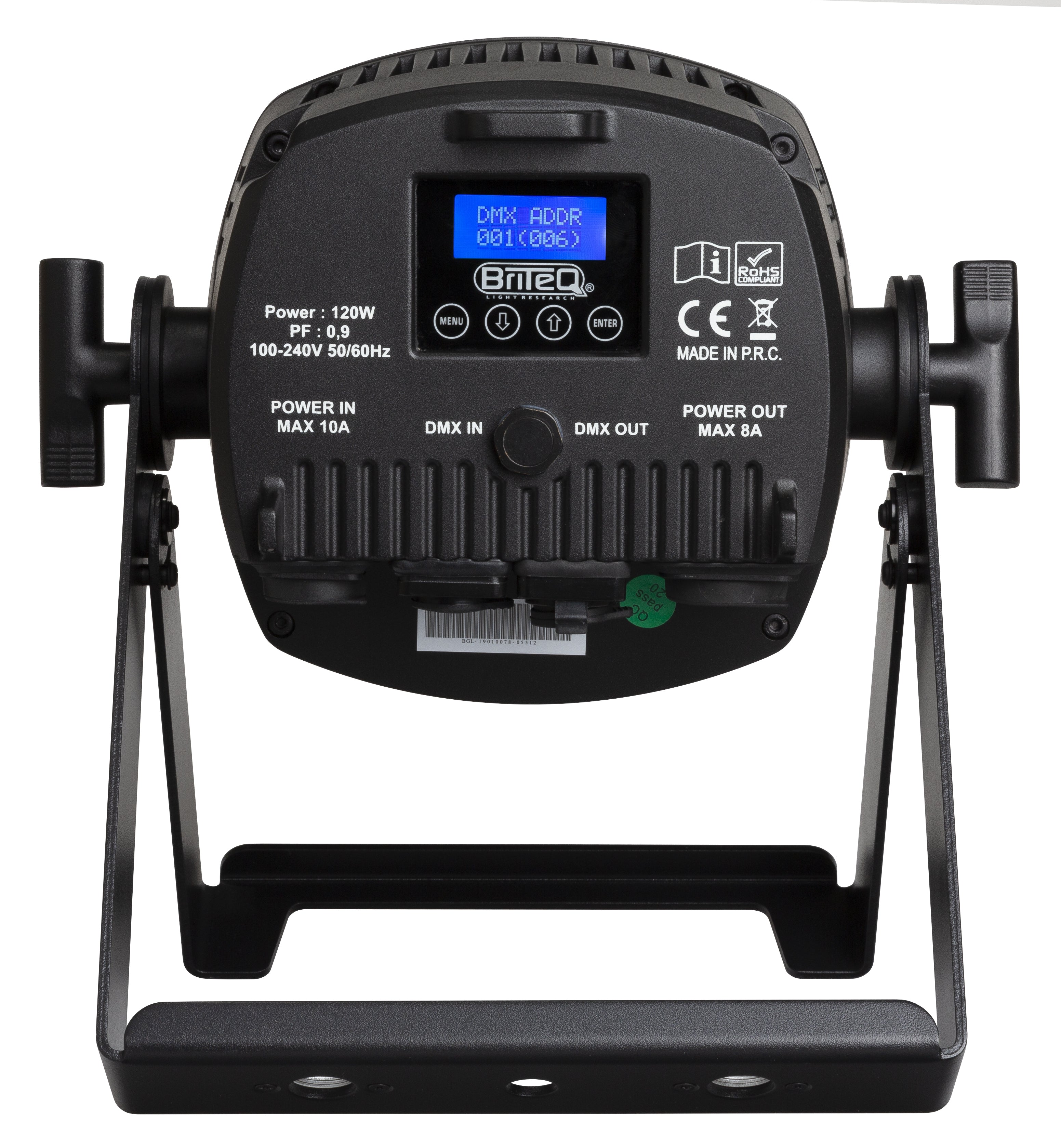 Briteq BT-COLORAY 18FCR (DMX 3 Pin) Led Par