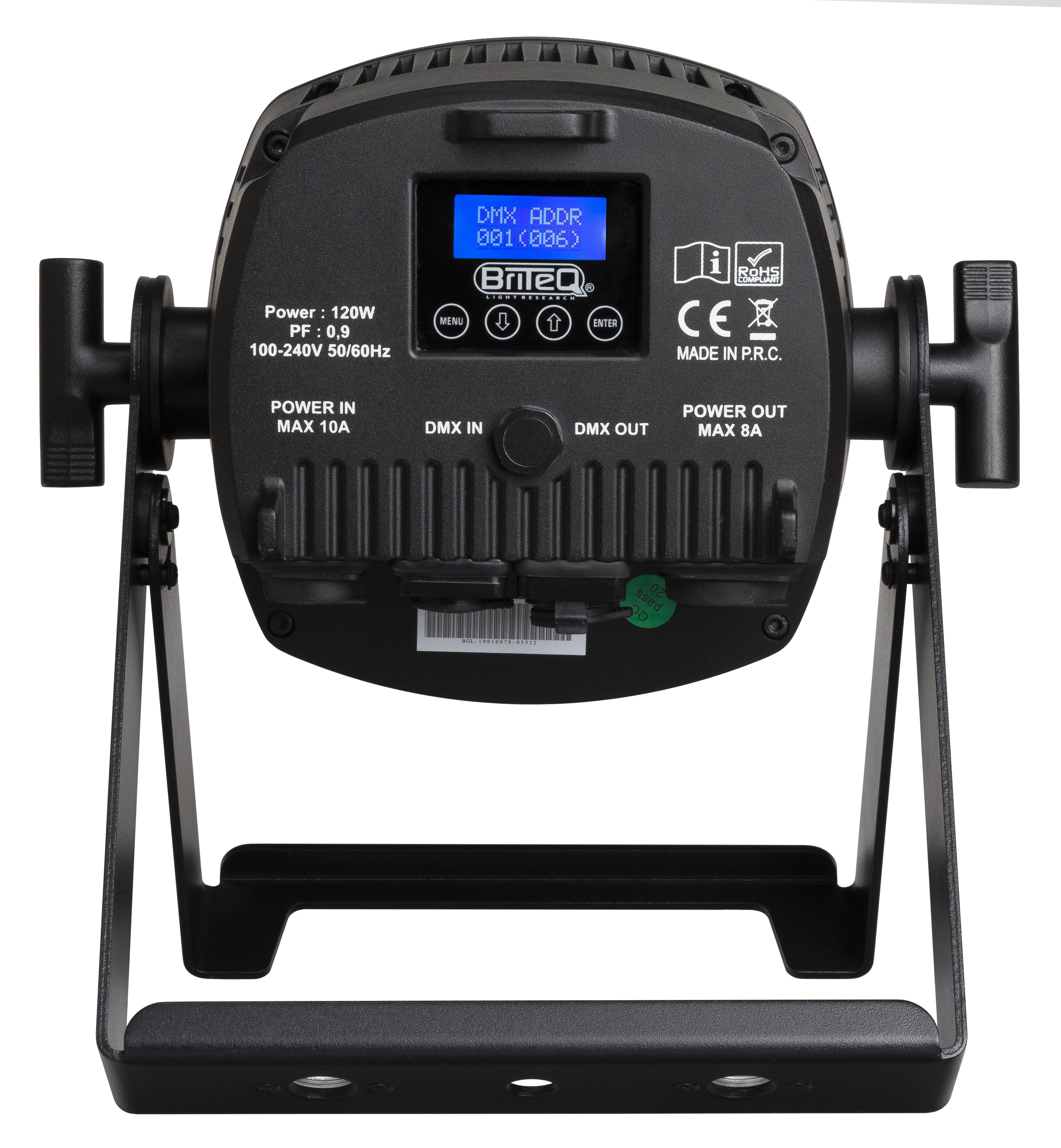 Briteq BT-COLORAY 18FCR (DMX 5 pin) Led Par