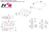 JV Case pour 3 lampes à piles Flight Case