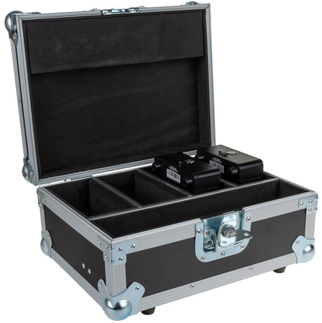 JV-Gehäuse für 4x Batterie Decolight Flightcase