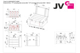 Valise JV pour Flight-case 4xBeamspot-4Bar