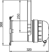 Briteq COB PAR56-100WW BLACK Projector