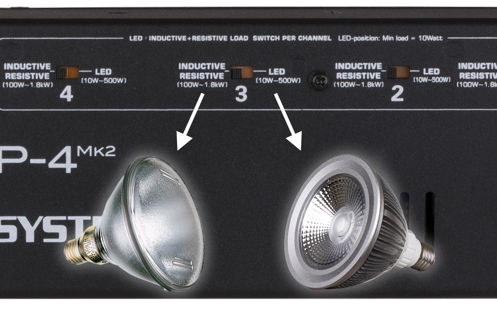 JB Systems DSP-4 Mk2 /F Dimmer / Switchpack
