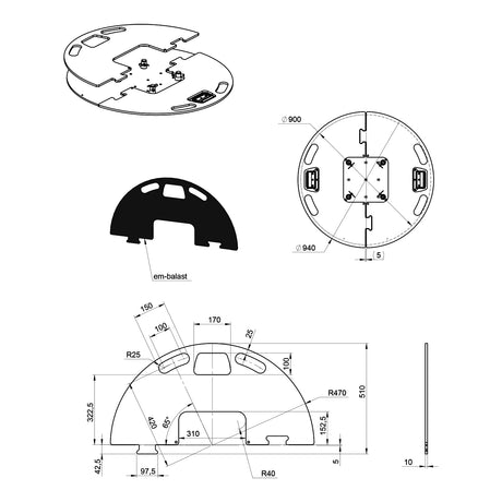 Ballast de contestation EM-BALAST