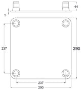 Contestage EMQUA-B1 Base Plate