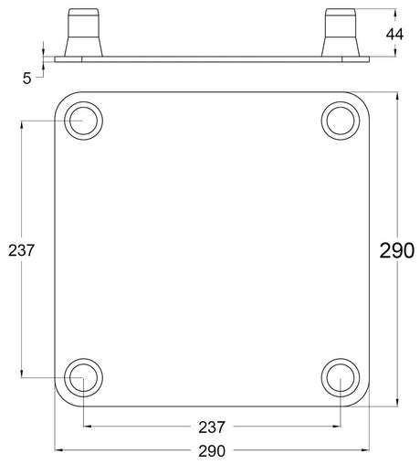 Plaque de base Contestage EMQUA-B1