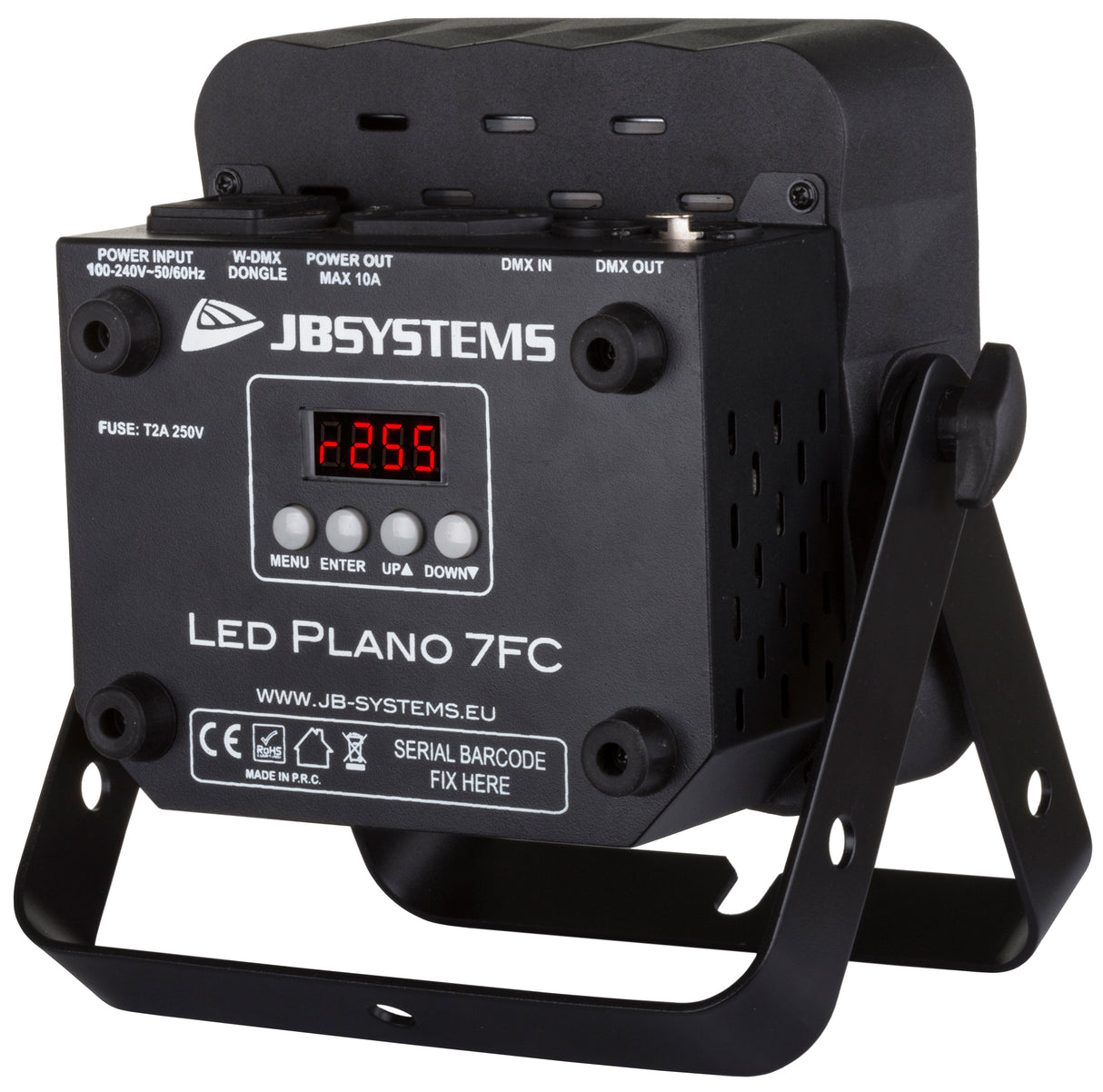 JB Systems Led Plano 7FC Zwart Led Par