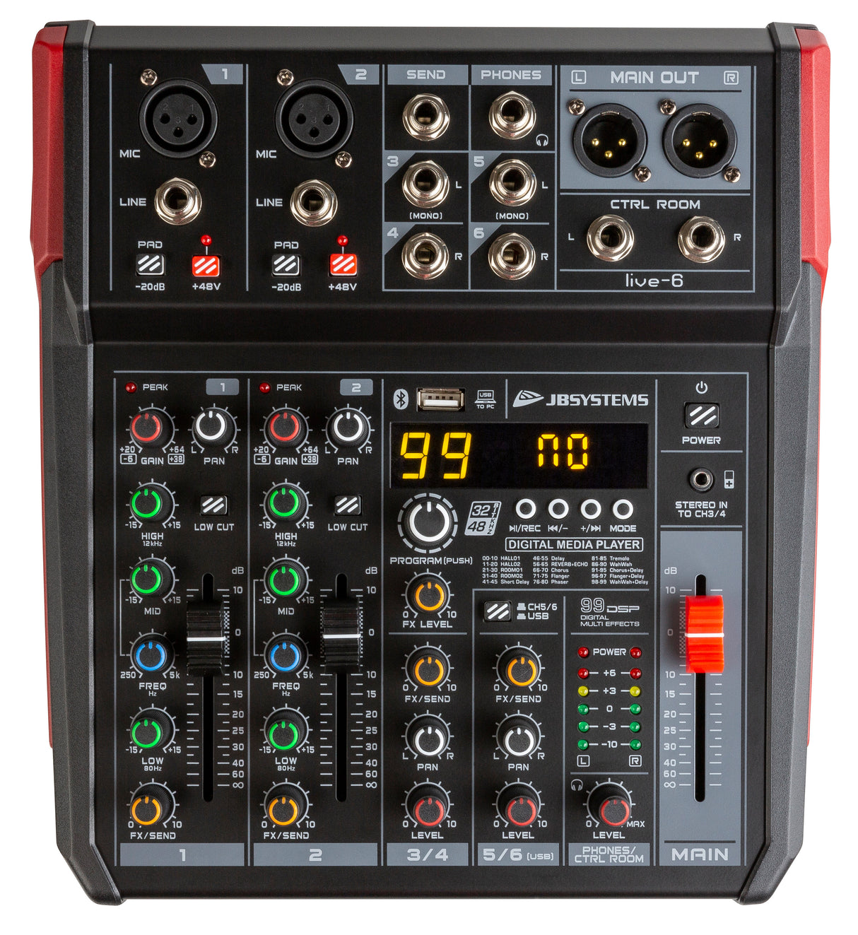 JB Systems Live-6 Mixer