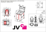 JV Case Moving Head Case 5 Flightcase