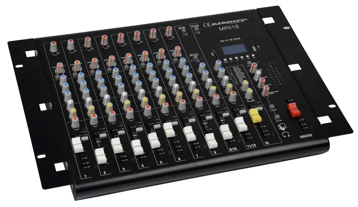 Audiophony MPX12-RACK-Halterungen