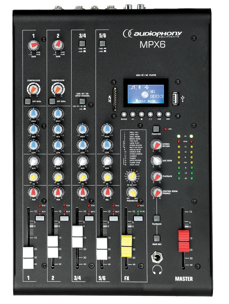 Audiophony MPX6 Mengpaneel