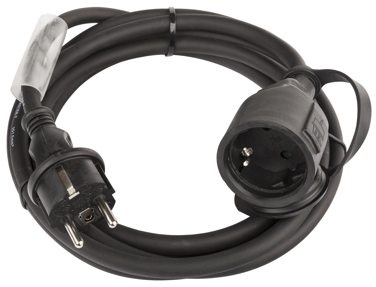 Hilec POWERCABLE-3G1.5-3M-G Verlängerungskabel