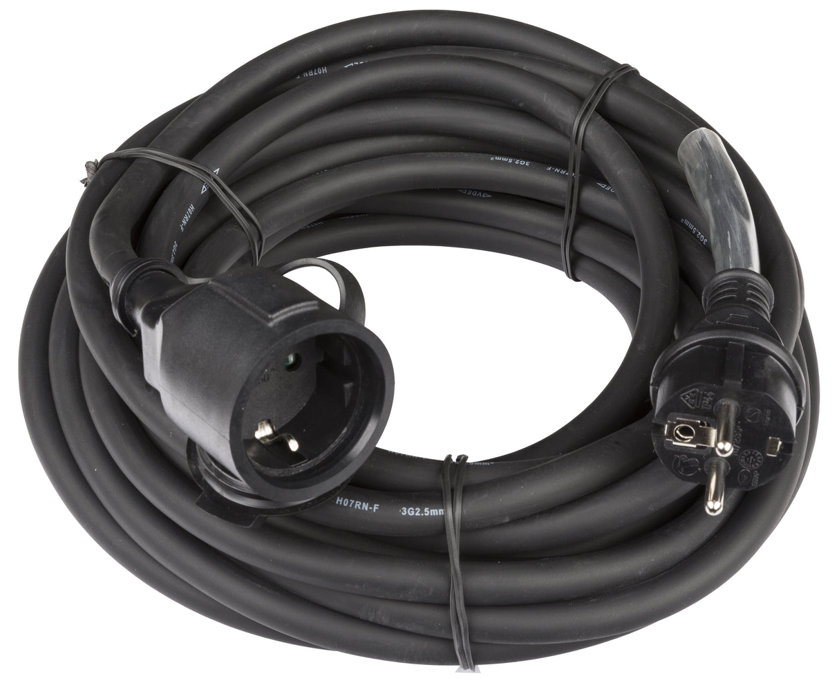 Hilec POWERCABLE-3G2.5-10M-G Verlängerungskabel