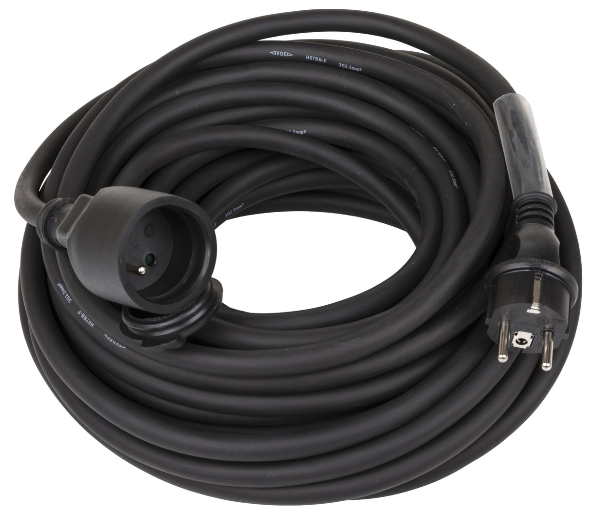 Hilec POWERCABLE-3G2.5-20M-F Verlängerungskabel