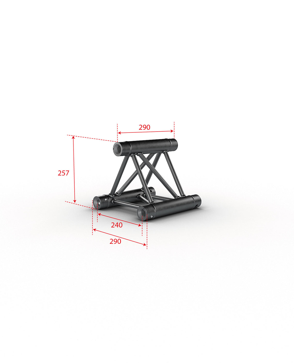 Contestage PT29-029 Zwarte Driehoek Truss