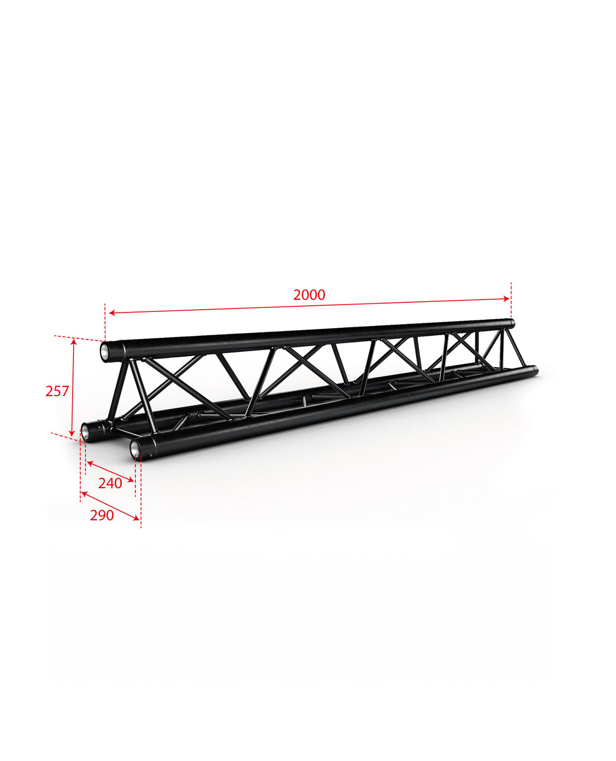 Contestage PT29-200 Zwarte Driehoek Truss