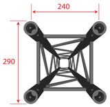 Contestage QUA29-029 Zwarte Truss