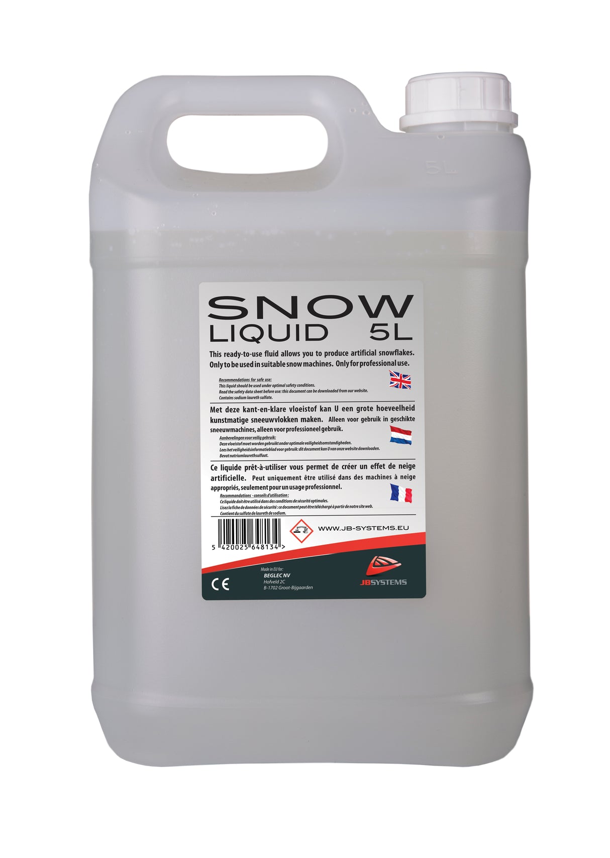 JB Systems Liquide à Neige 5L